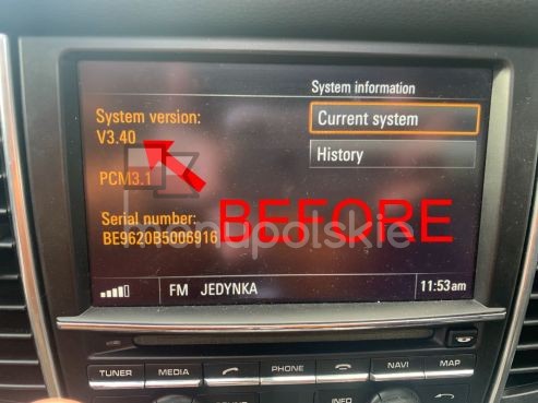 PORSCHE PCM3.1
